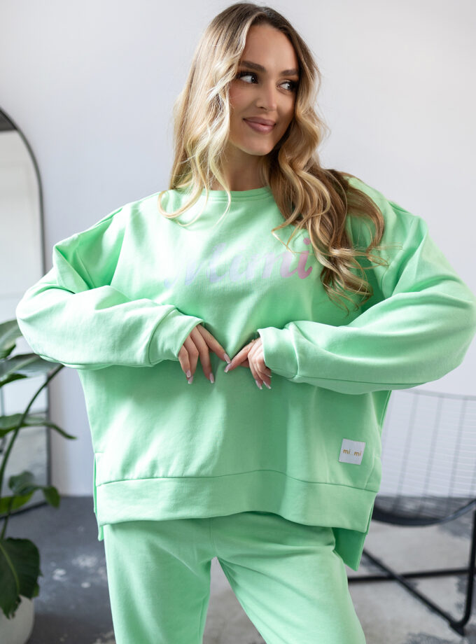 BLUZA DRESOWA MIAMI- Limonka