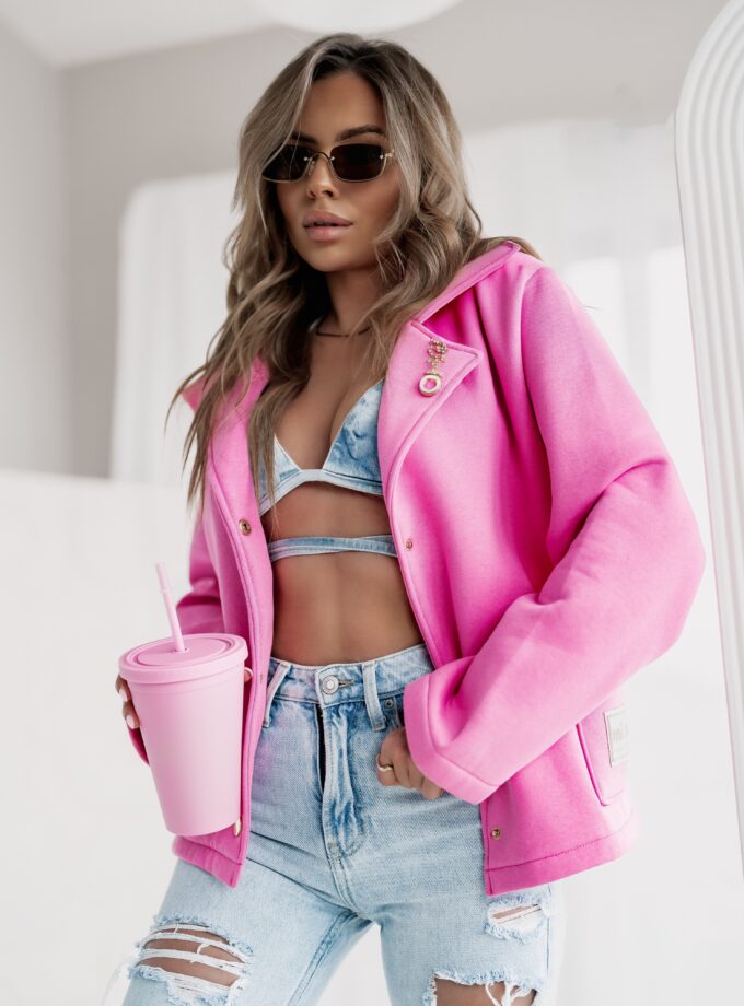 OCIEPLANY ŻAKIET AMI - Różowy