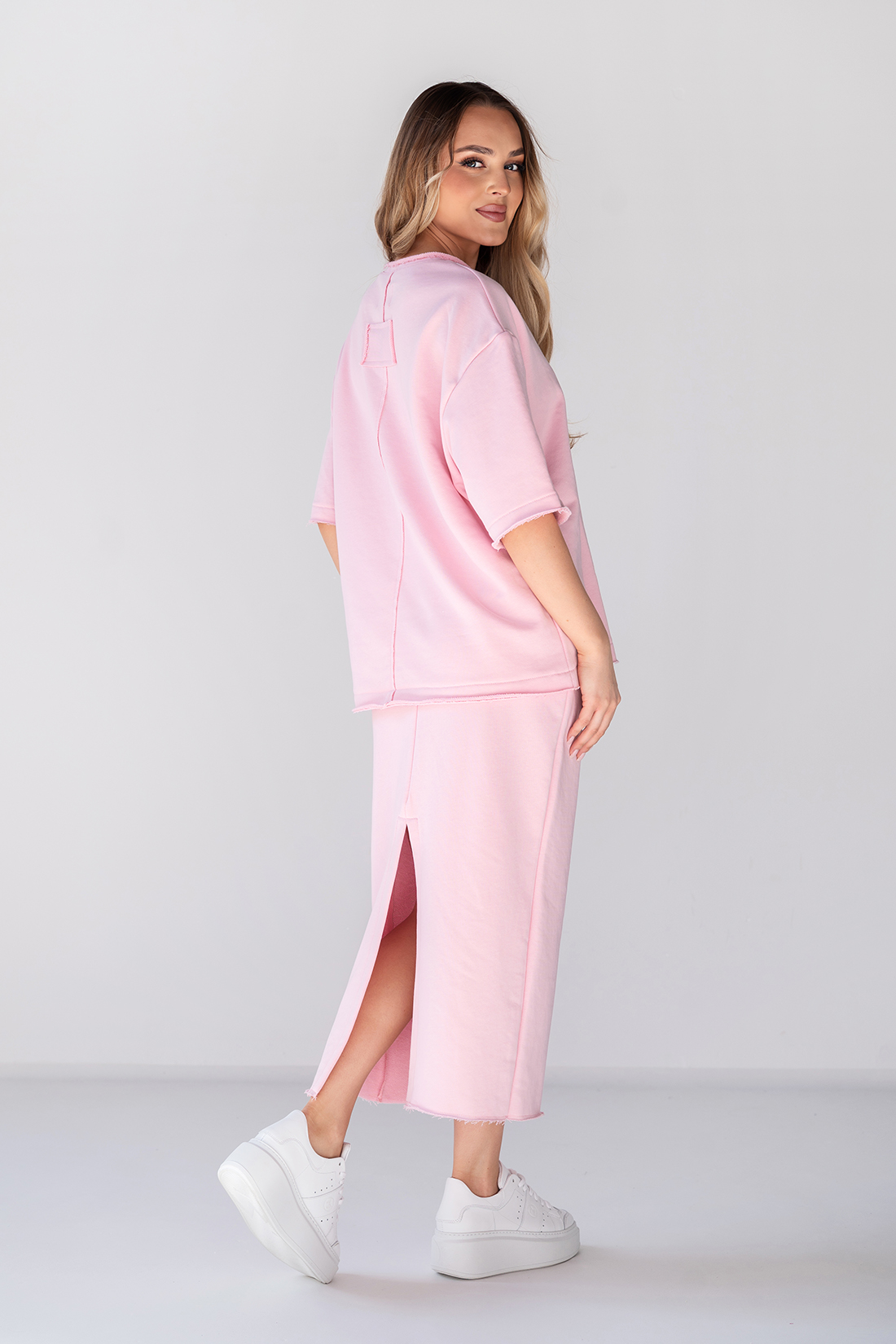 T-SHIRT PĘTELKA LALECZKA - Jasny różowy - obrazek 4