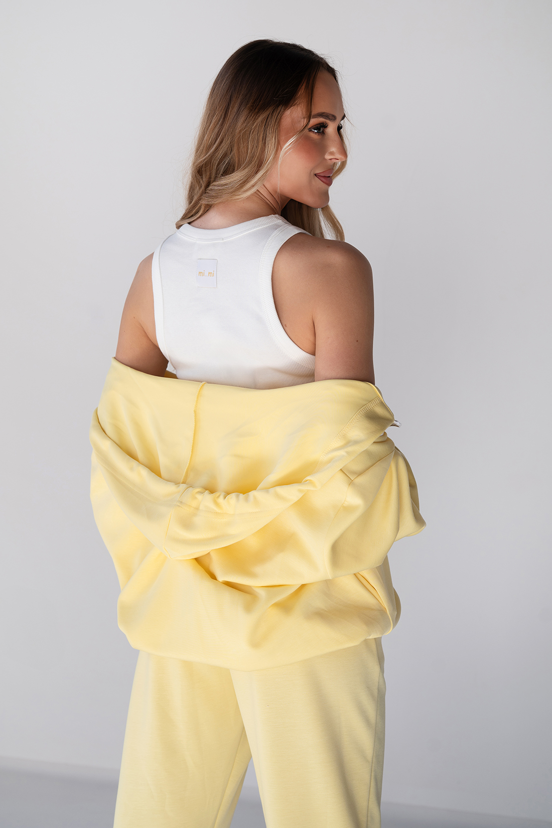 BLUZA TYPU BOMBER ELAINE - Żółty - obrazek 4